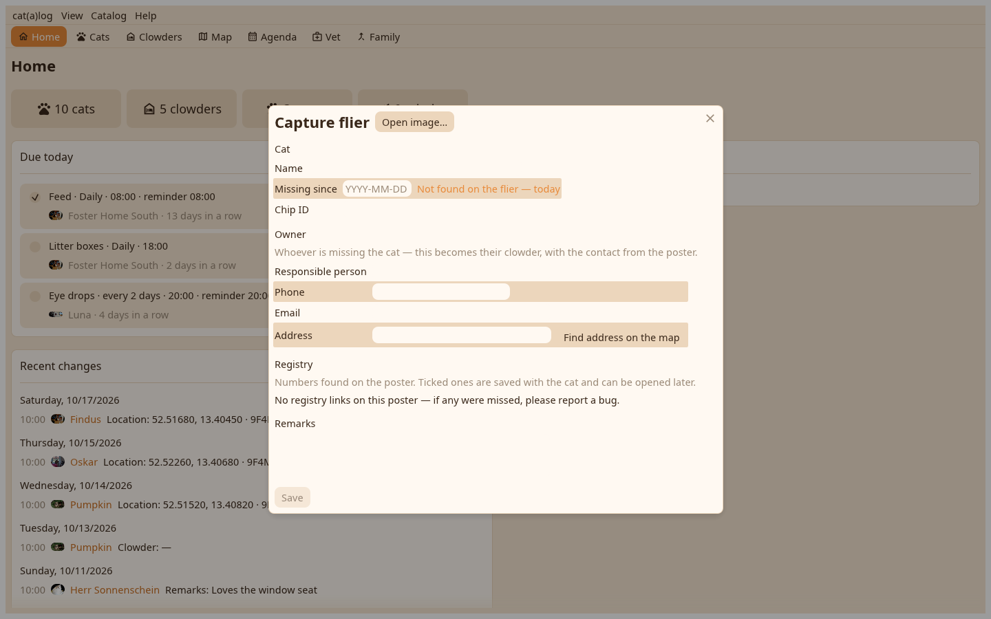Fliers from an image file