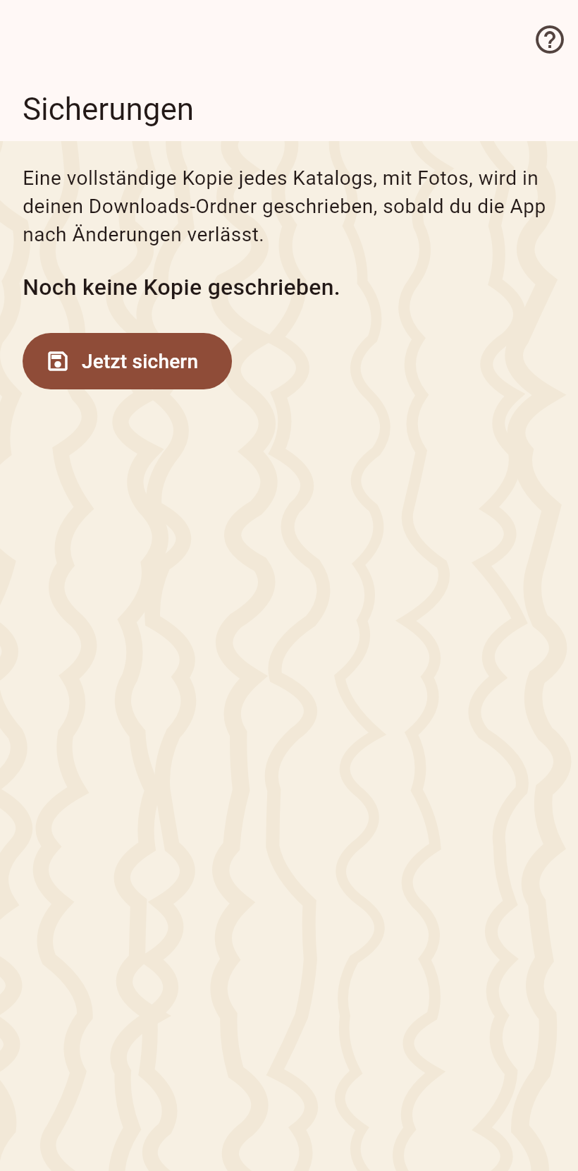 Sicherungen und Wiederherstellen