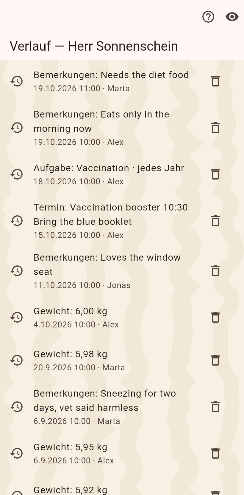 Die Zeitleiste nach der Entscheidung